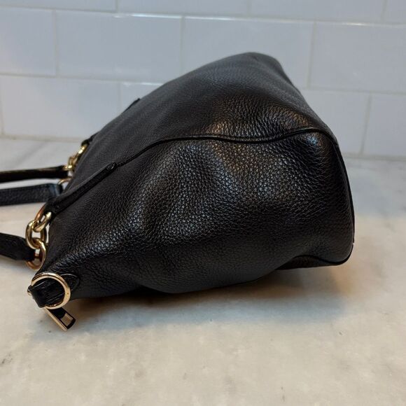 Coach Kelsey Small Pebbled Leather Satchel Shoulder Bag - Picture 6 of 16